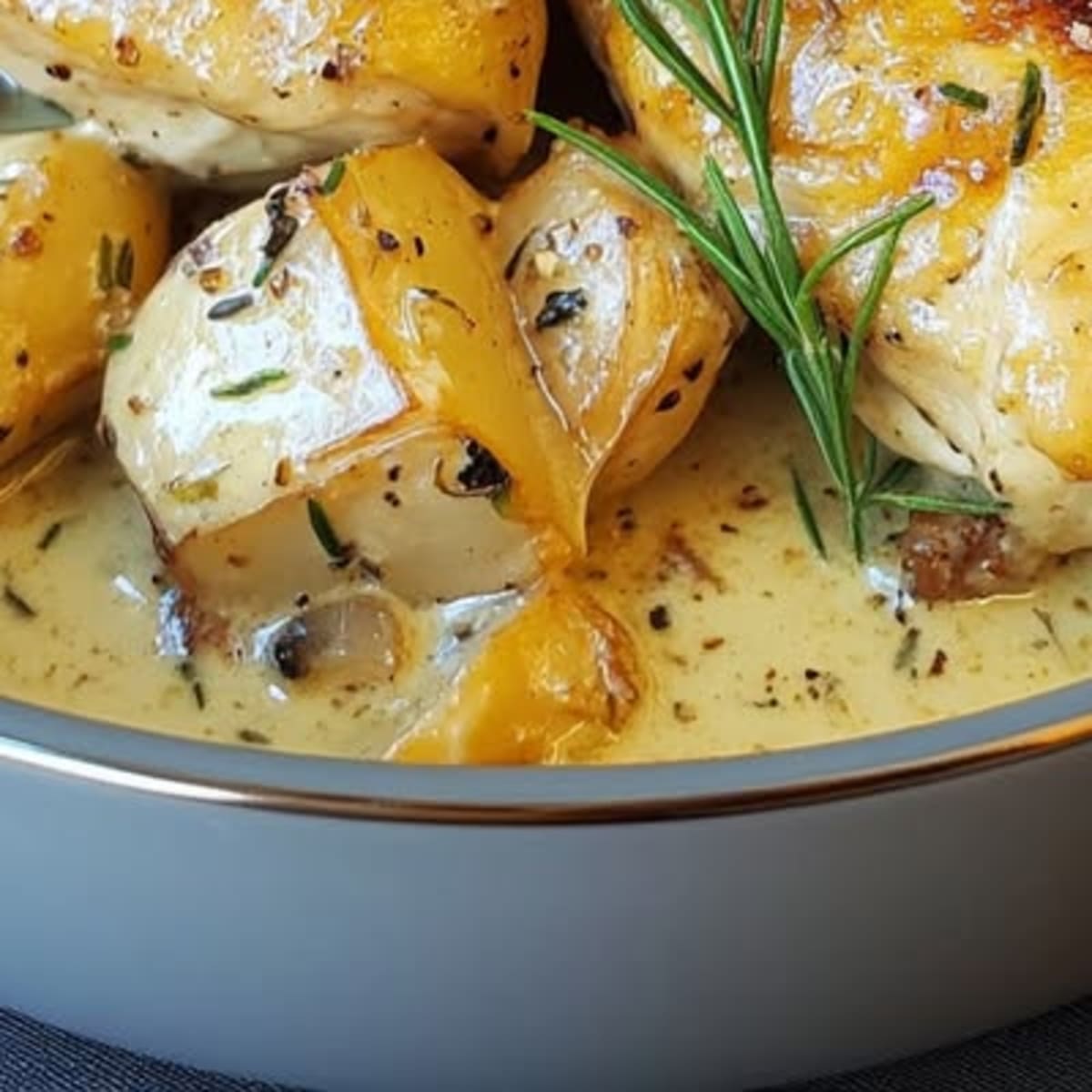 Poulet Crème Ail2