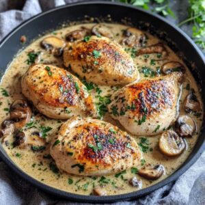 Poulet Moutarde Champignons