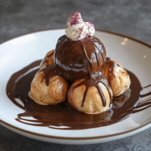 Profiteroles Gourmandes Chocolatées