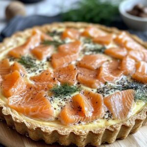 Quiche Saumon Poireau