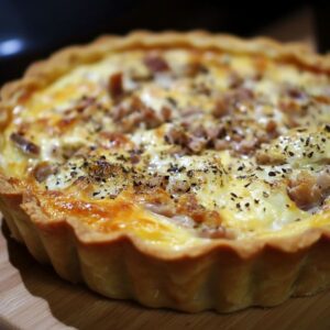 Quiche Viande Hachée au Gruyère Délicieuse