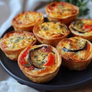 Quiches Poivrons Aubergines