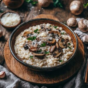 Risotto Champignons Savoureux