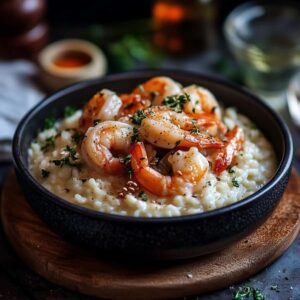 Risotto Crevettes Savoureux