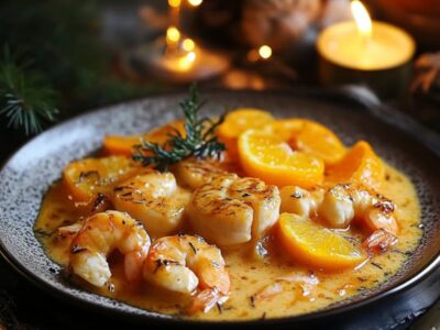 Découvrez l’Exquise Recette des Saint-Jacques à la Sauce Orange et Vanille : Un Délice Raffiné pour vos Repas de Fête