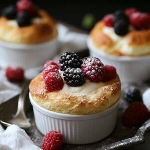 Soufflés Citron Rouge