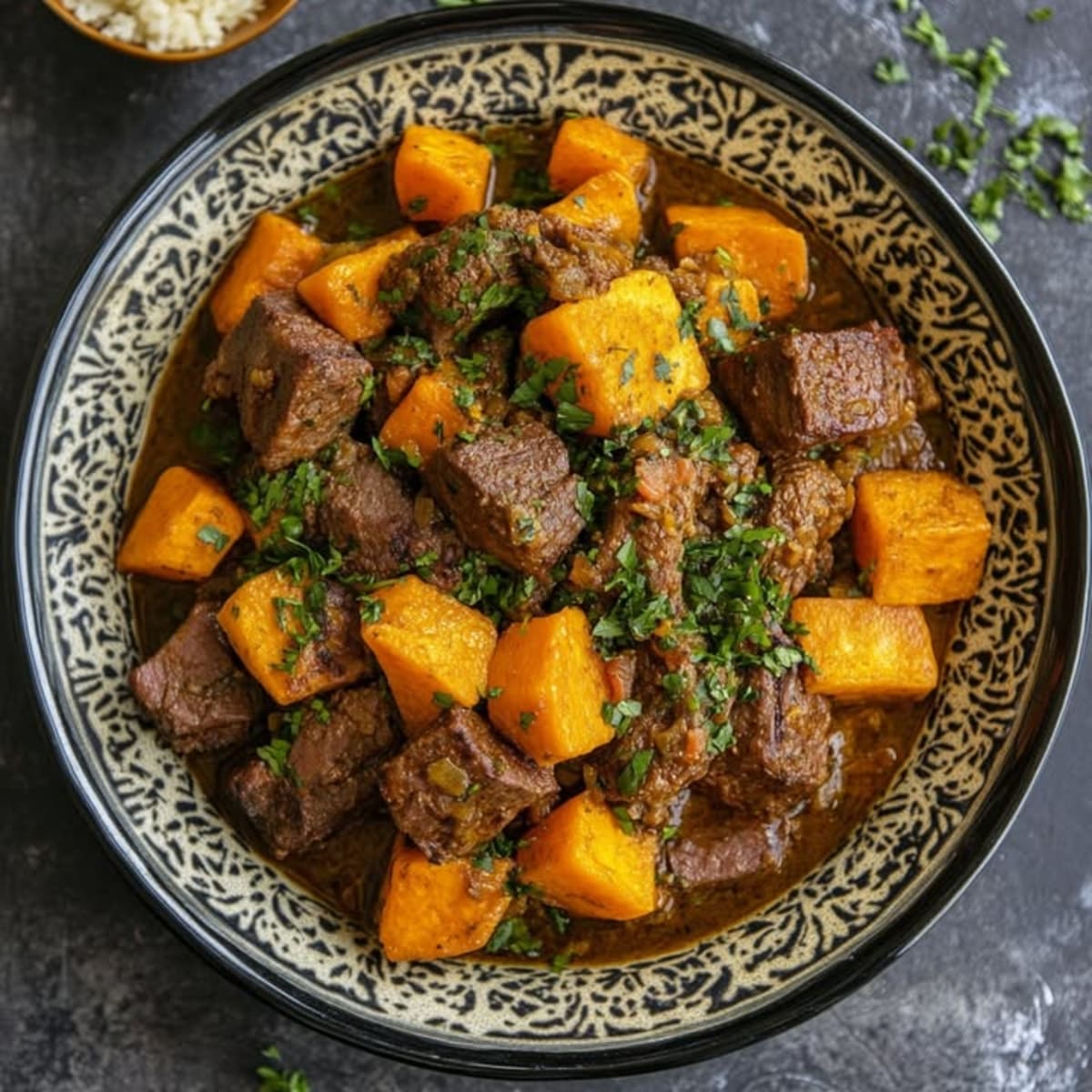 Tajine Bœuf et Patates Douces : Recette Savoureuse