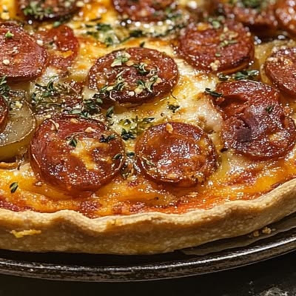 Tarte Chorizo Espagnole2