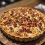 Tarte au Camembert et aux Lardons