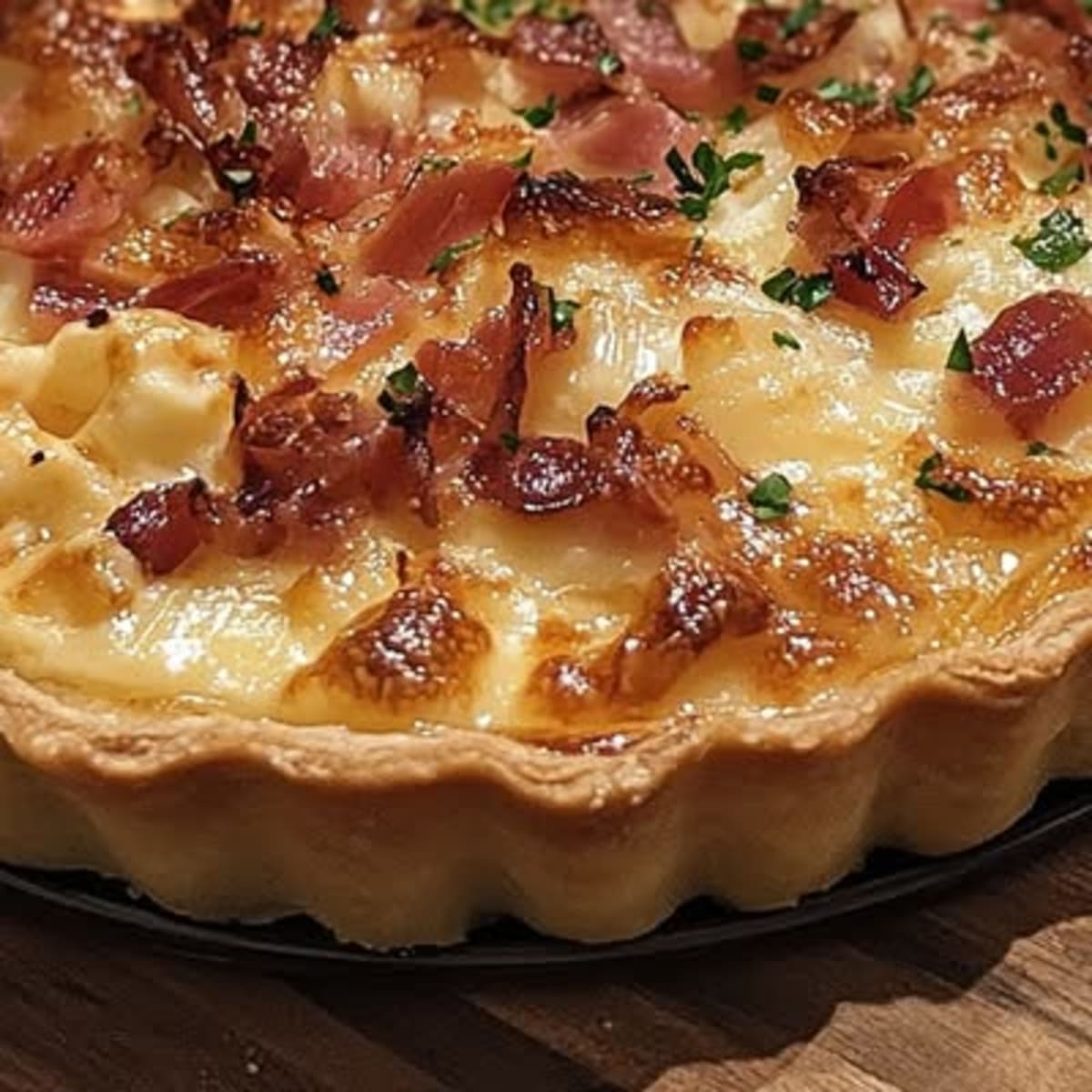 Tarte au Camembert et aux Lardons2