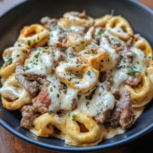 Tortellini Cheesesteak Crémeux