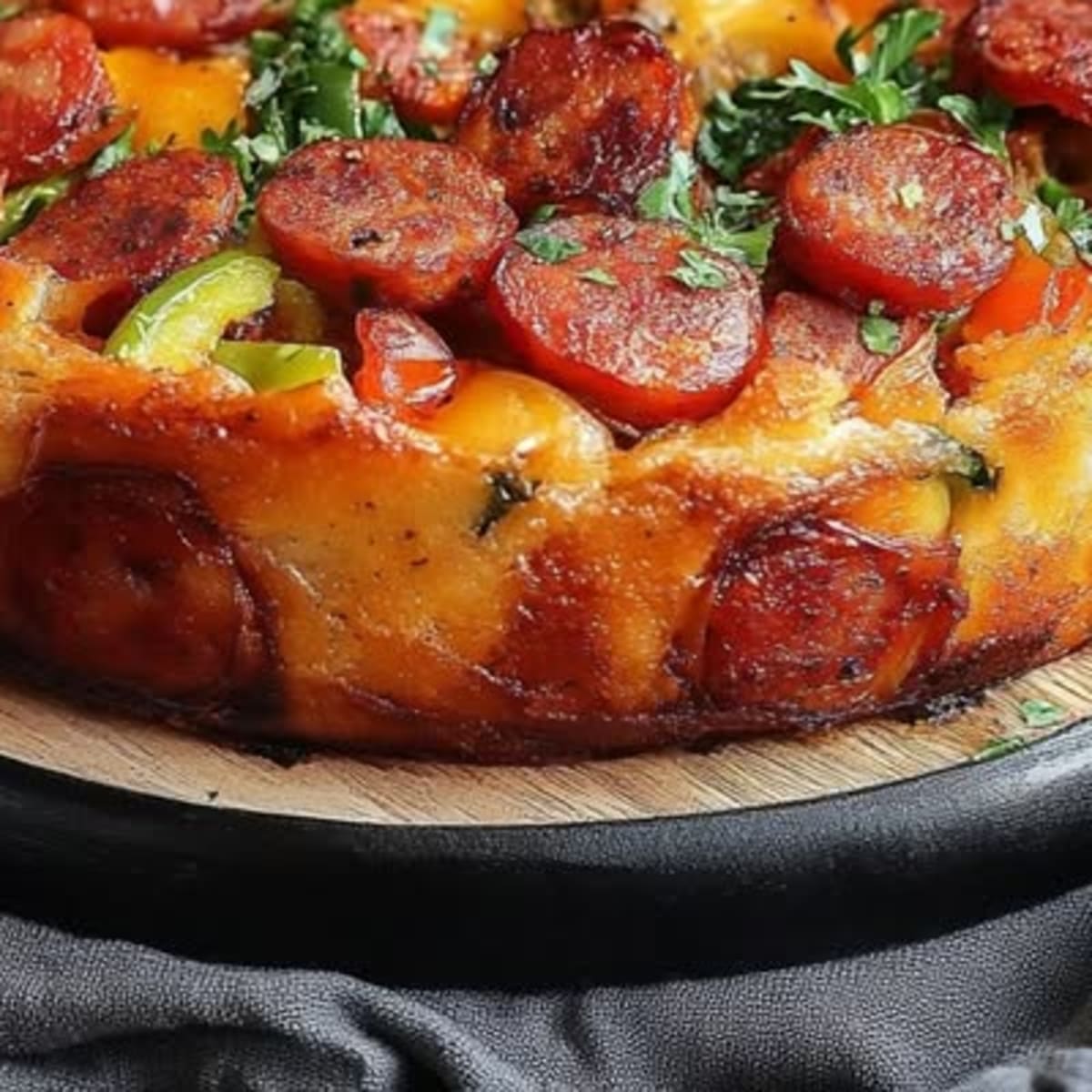 Chorizo Poivron Cake2