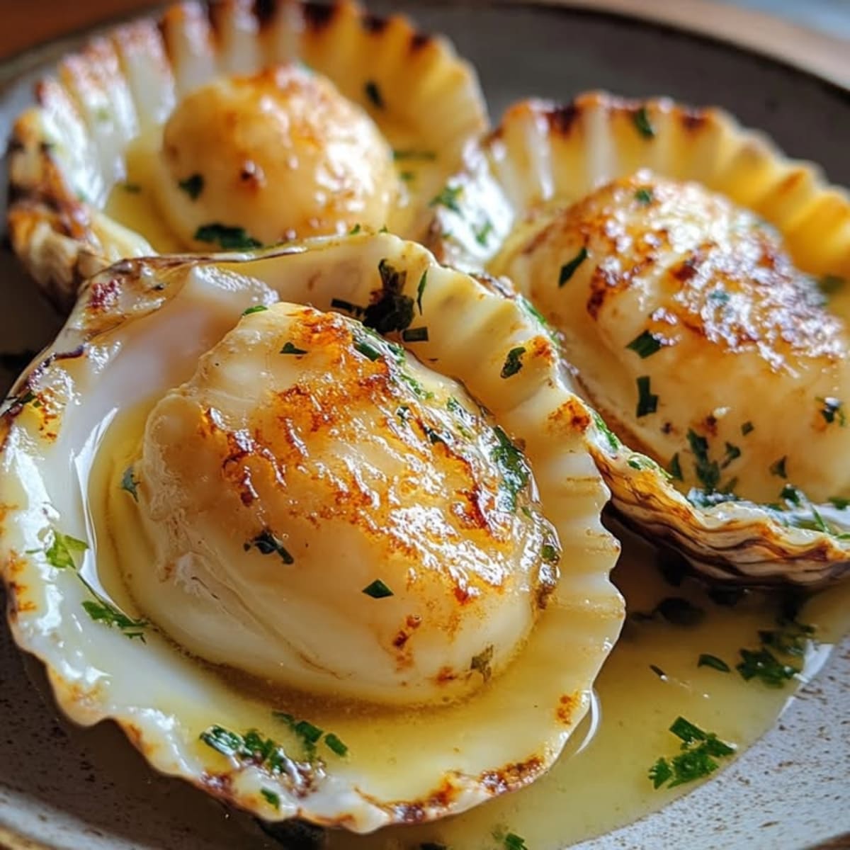 Coquilles Ail Beurre