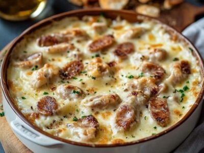 Réconfort Culinaire Ultime : Découvrez la Fondue d’Endives aux Saucisses Fumées en Gratin – Une Explosion de Saveurs!