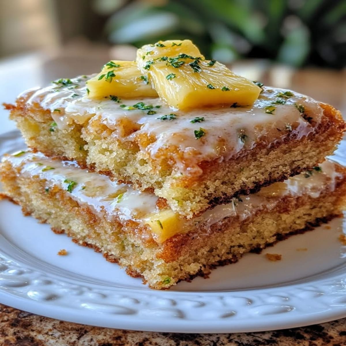 Gâteau Ananas Courgette