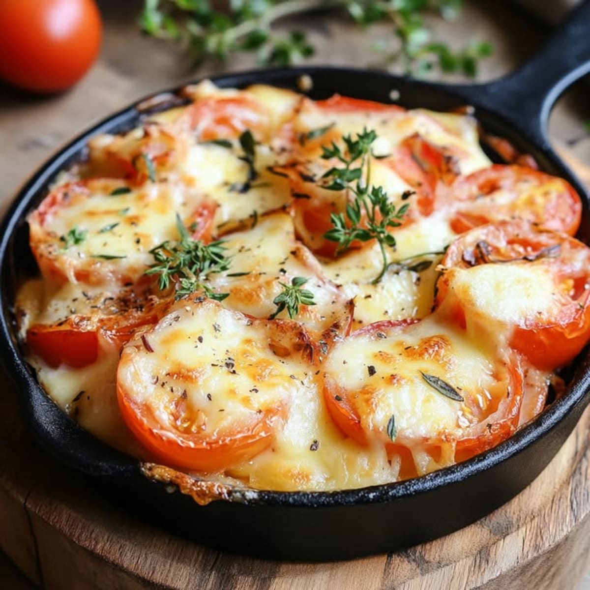 Gratin Mozzarella Tomate