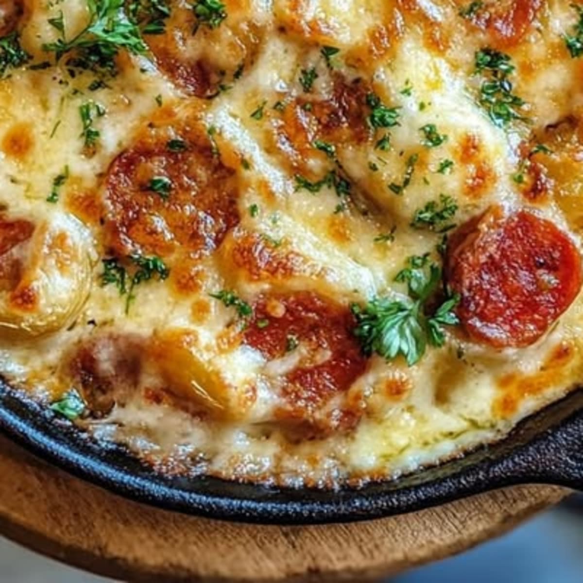 Gratin au Chorizo et Sauce Béchamel2