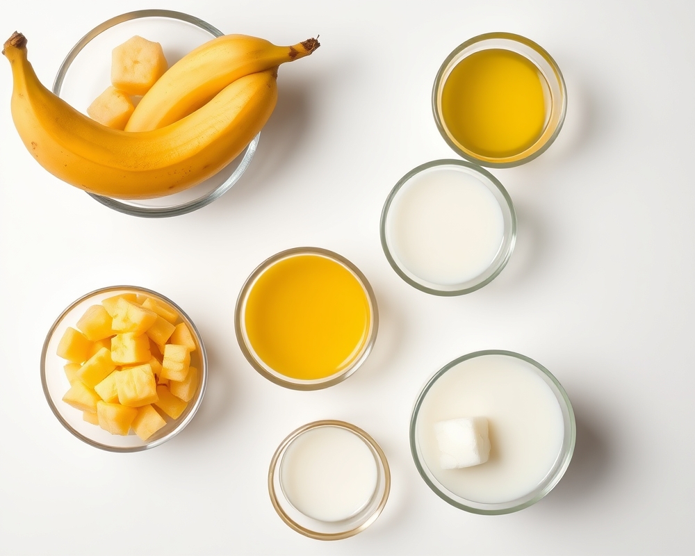 ingredients-de-la-recette-pina-colada-rafraichissante