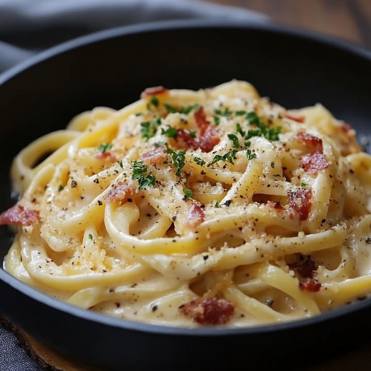 Pommes de Terre Carbonara