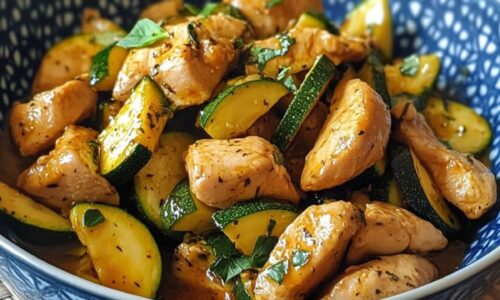 Explosion de Saveurs : Recette Irresistible de Sauté de Poulet et Courgette à la Sauce Soja