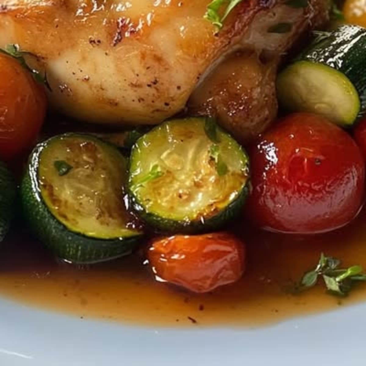 Poulet Courgettes Tomates2