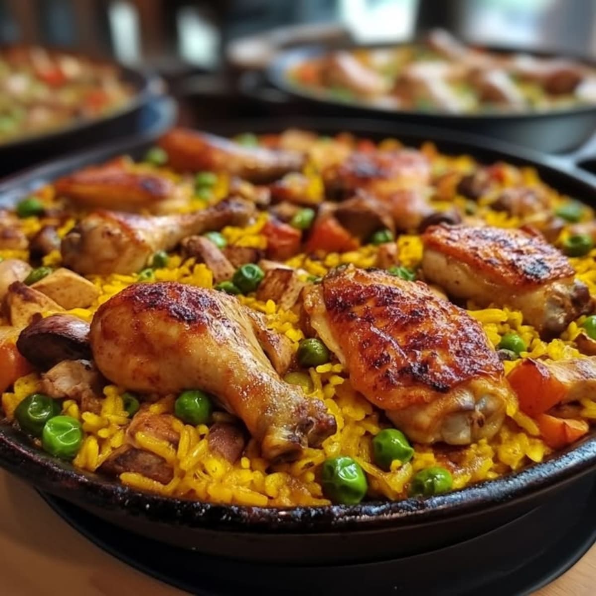 Poulet Paella Savoureuse