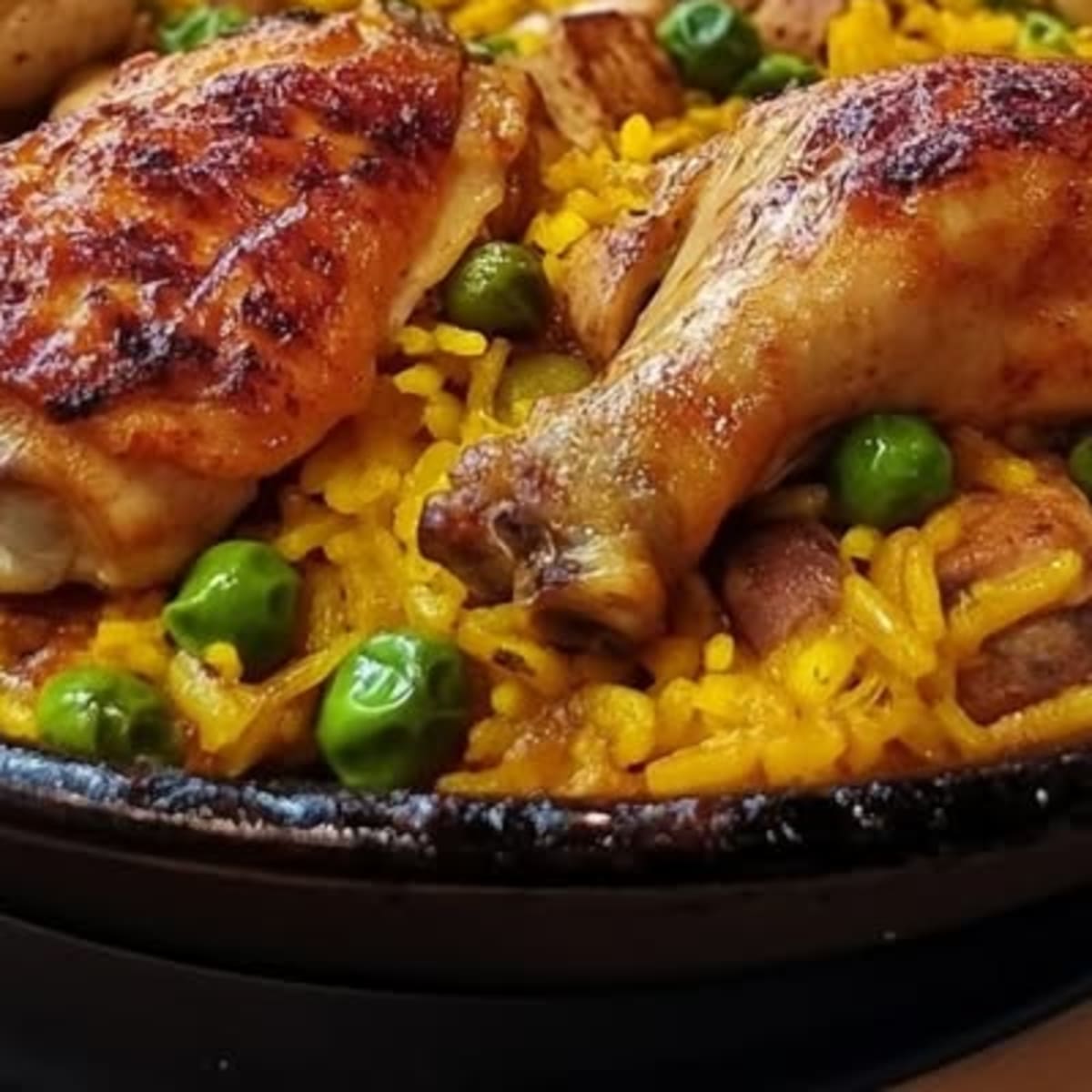 Poulet Paella Savoureuse2