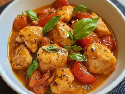 Découvrez la Recette Délicieuse du Poulet Crémeux aux Tomates pour Ravir vos Invités