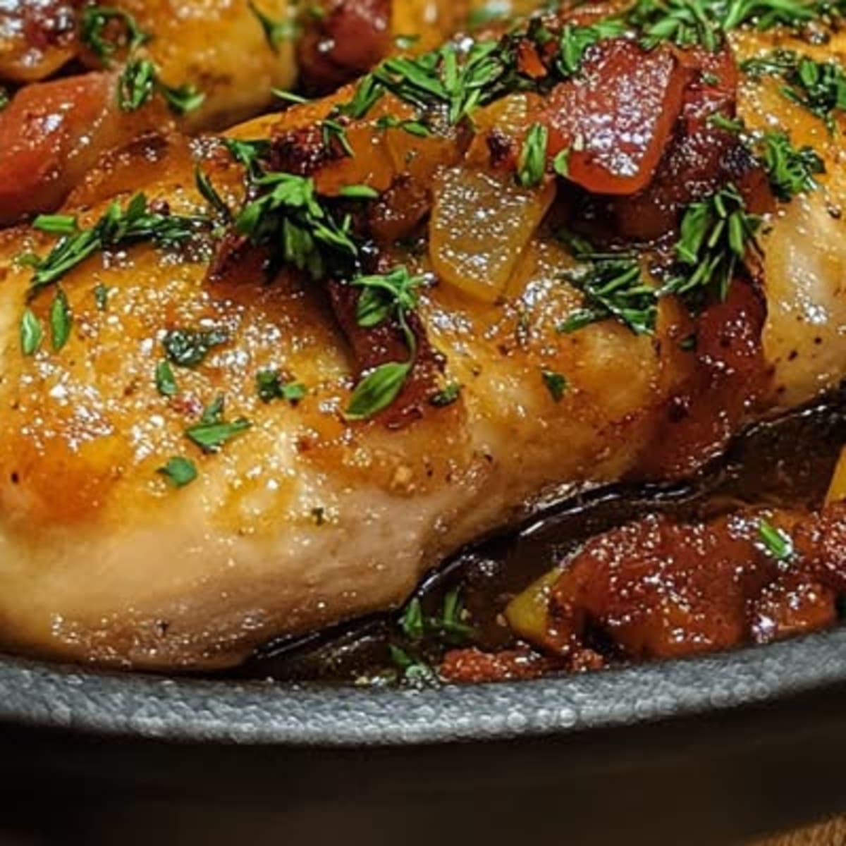 Poulet à la Chorizo et Sauce Crémeuse2