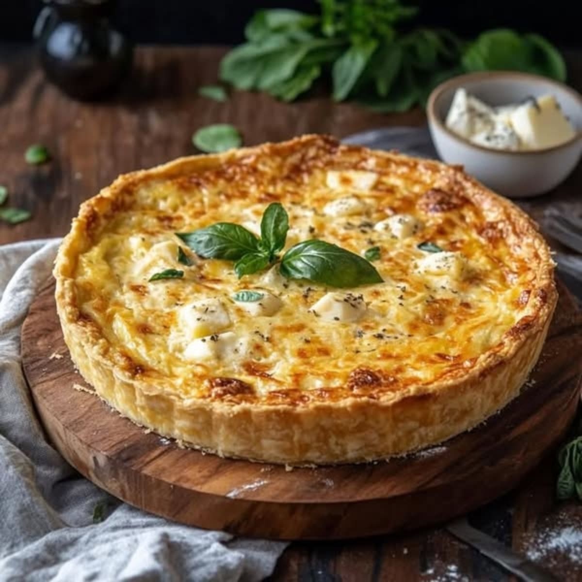 Quiche Quatre Fromages