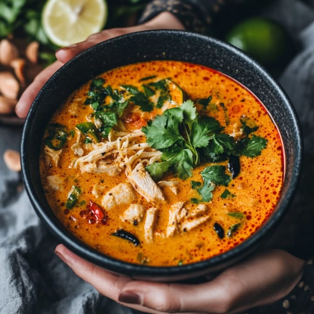 Soupe au Poulet style Thaïlandais