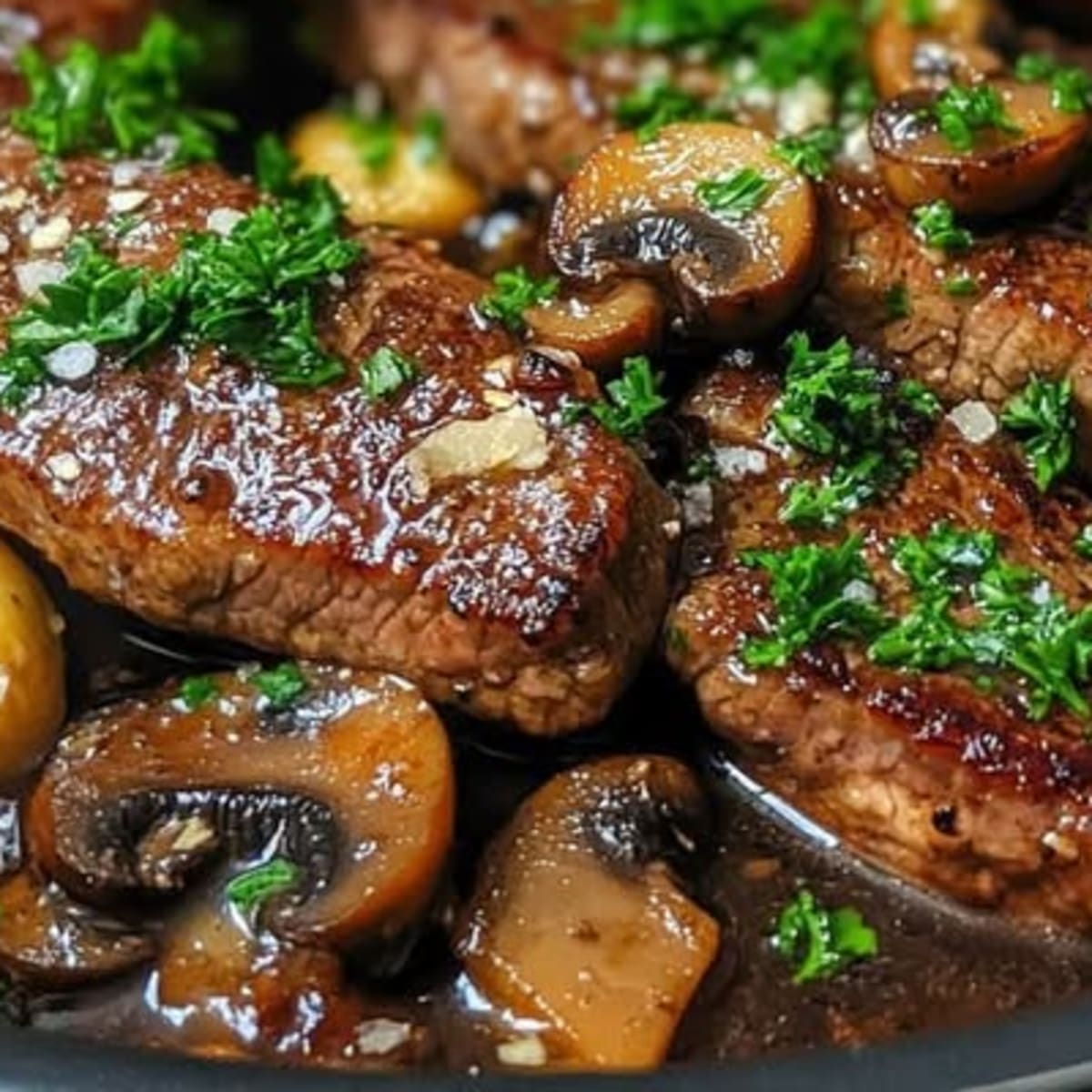 Steak Beurre Champignons2