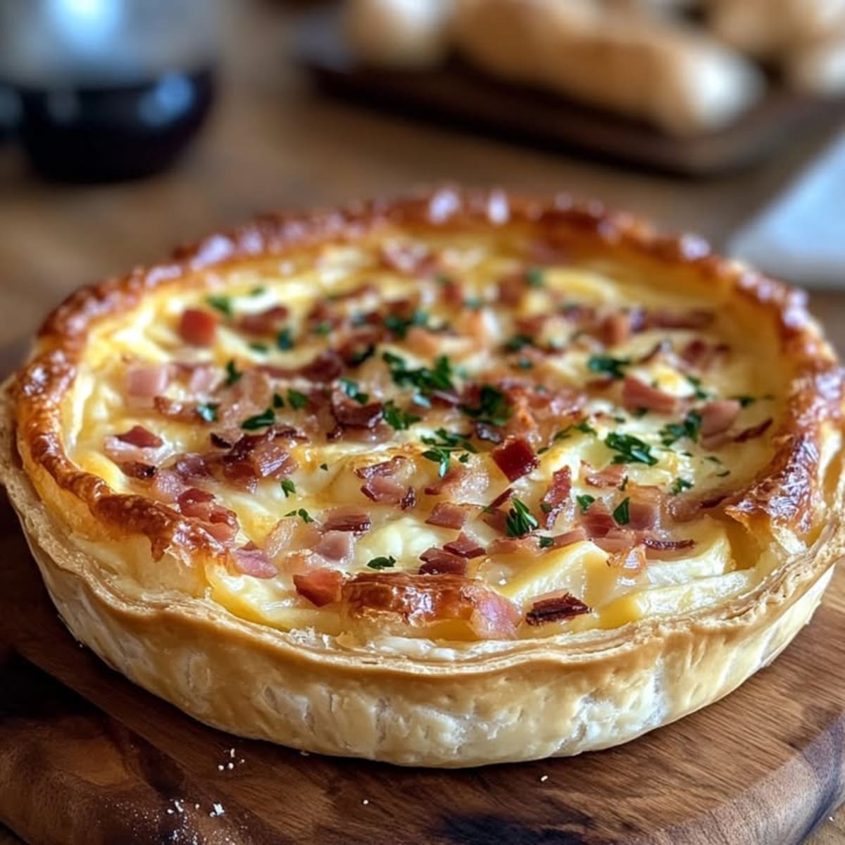 Tarte Camembert Lardons