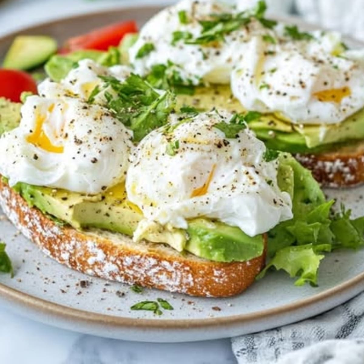 Toast Avocat Œufs2