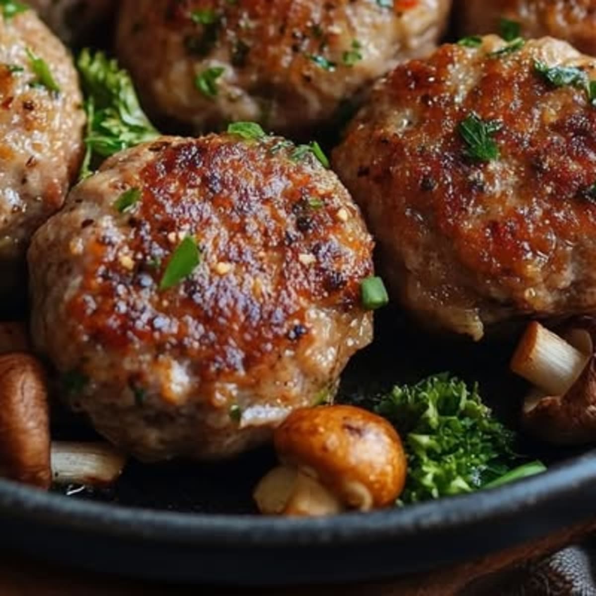 Boulettes Crémeuses Champignons2