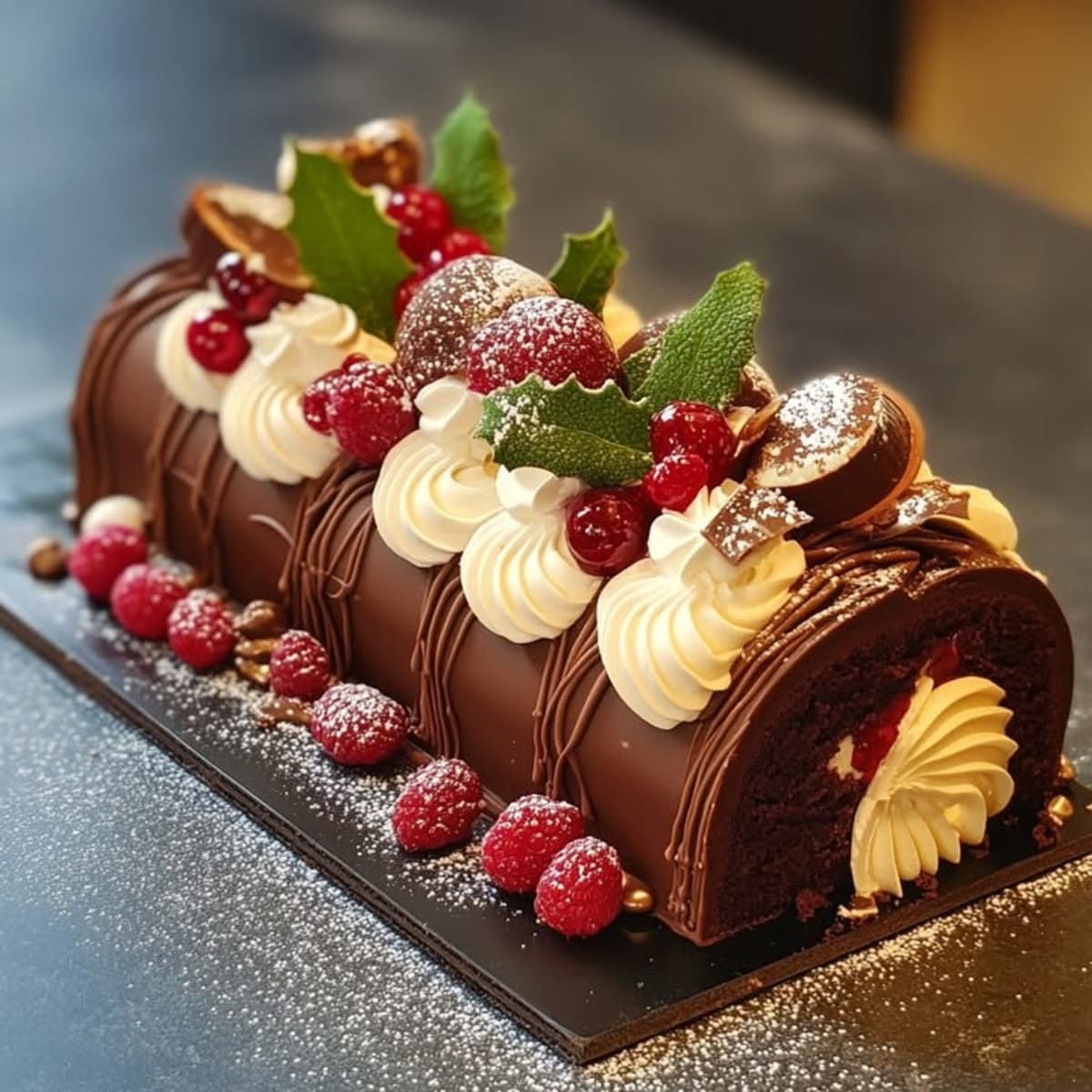 Bûche Légère Framboises