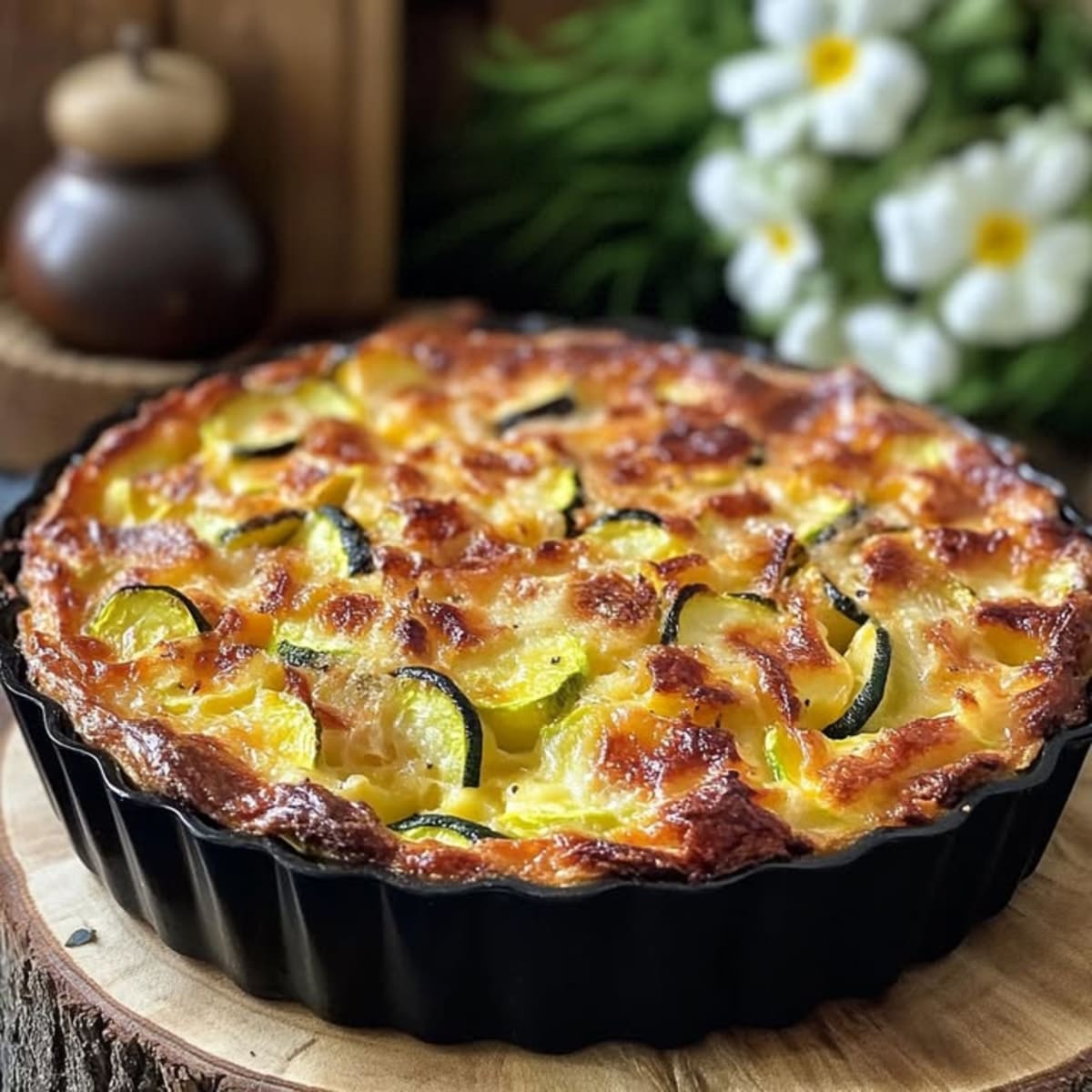 Flan Courgettes Jambon