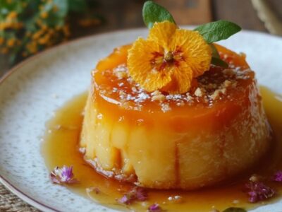 Délicieux Flan Libanais à la Fleur d’Oranger : Un Plaisir Sauté