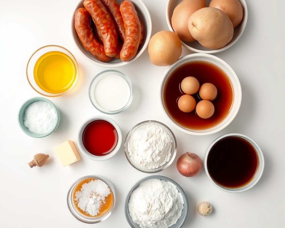 ingredients-de-la-recette-bangers-et-puree