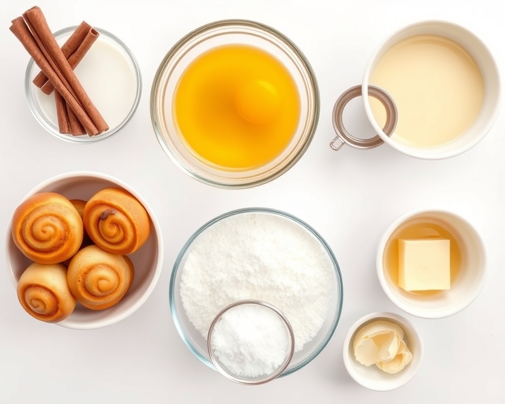 ingredients-de-la-recette-pain-perdu-cannelle