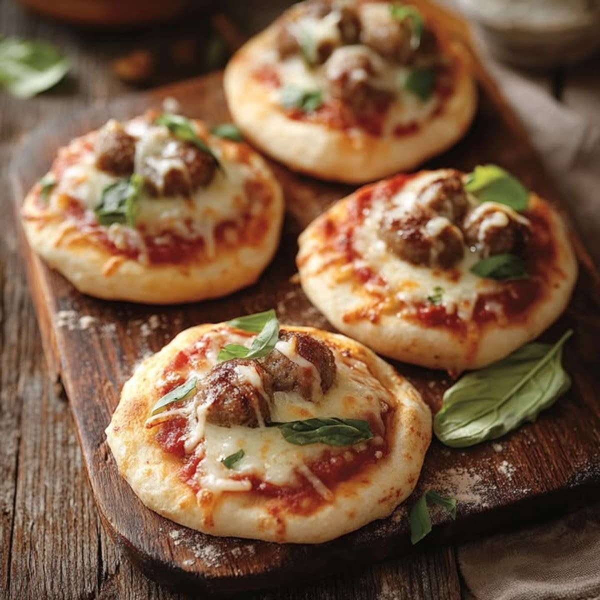 Mini-Pizzas Gourmandes Viande