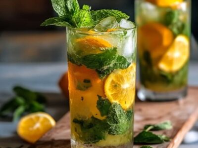 Mojito Éblouissant : Citron Vert & Abricot Rafraîchissant!