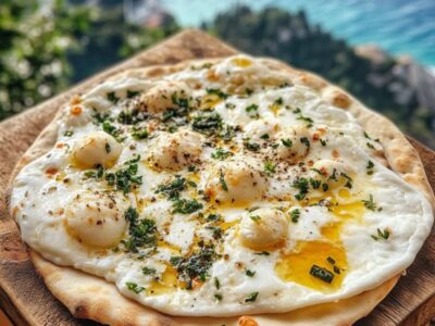 Délicieux Naan Fromagé à la Coriandre : Recette Facile!