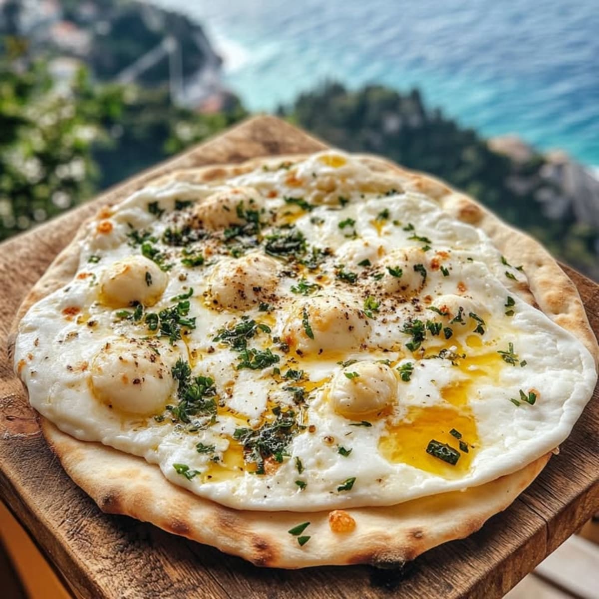 Naan Fromagé Coriandre