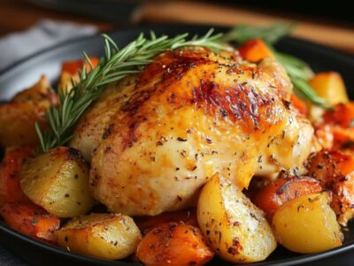 Délicieux Poulet Rôti : Savourez un Dîner Inoubliable !