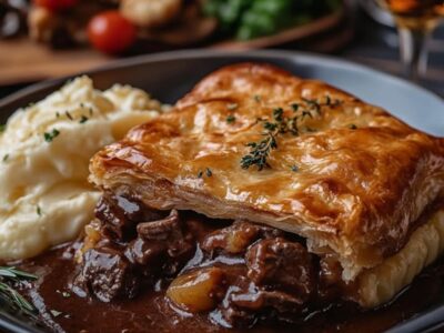 Tarte au Steak et à la Bière : Savourez cette Délicieuse Recette