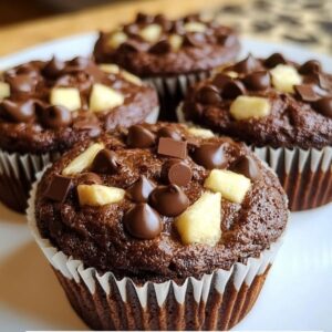 Bananen Chocolade Muffins