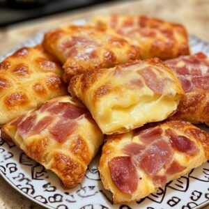Knapperige Hamkaas Wafels