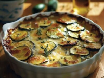 Délicieux Gratin de Courgettes de Mamie