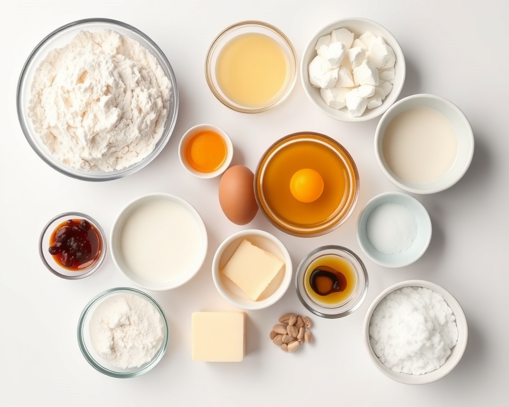 ingredients-de-la-recette-brioche-yaourt-delicieuse